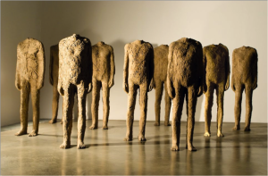 Abakanowicz figures