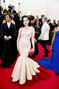 Dita Von Teese v Zac Posen